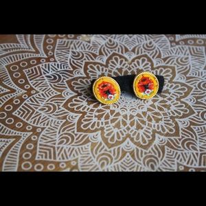 Vintage Floral Earrings